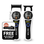 MRD Pro Vector Clipper & Trimmer Duo – White