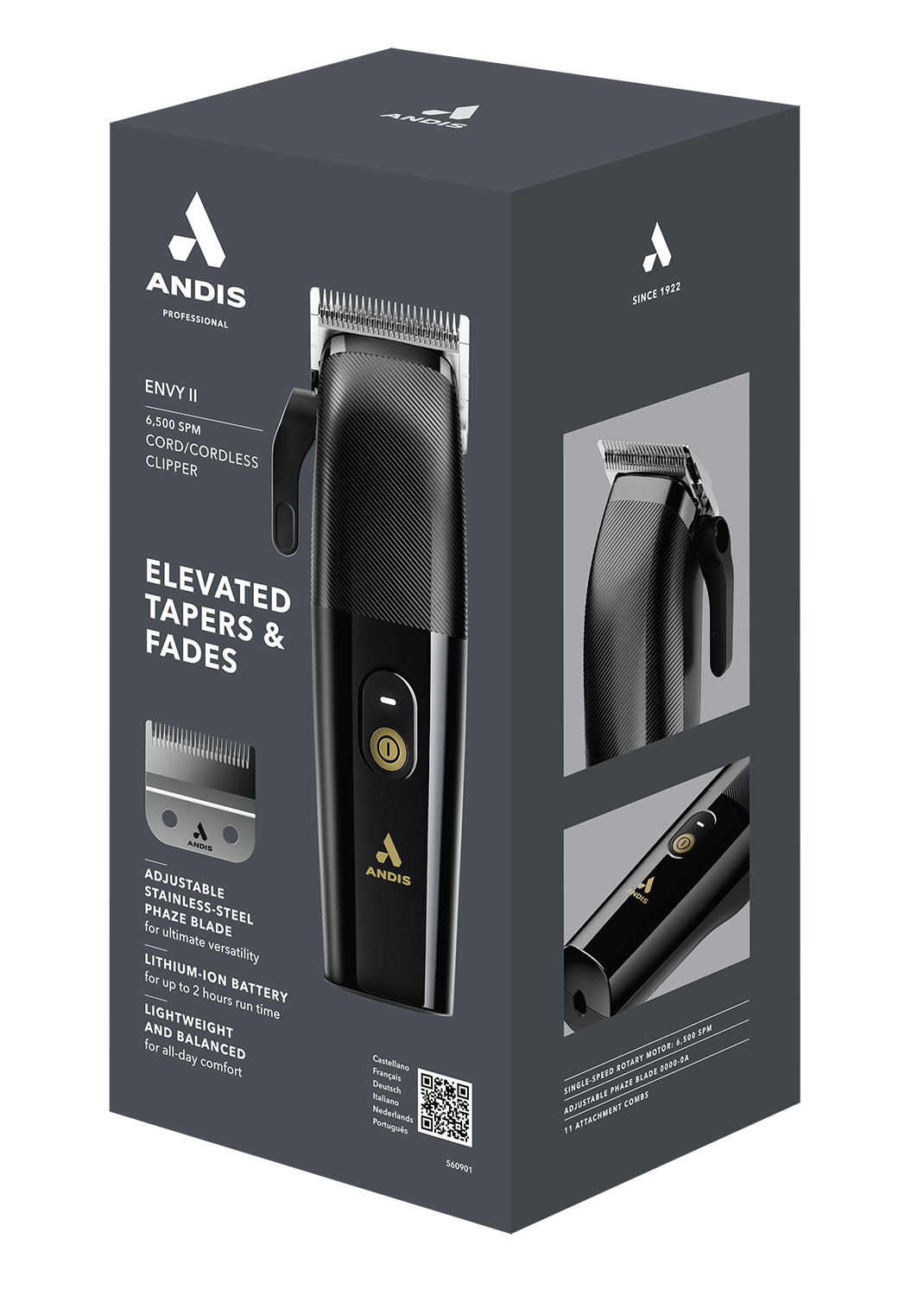 Andis Envy ll Black Clipper