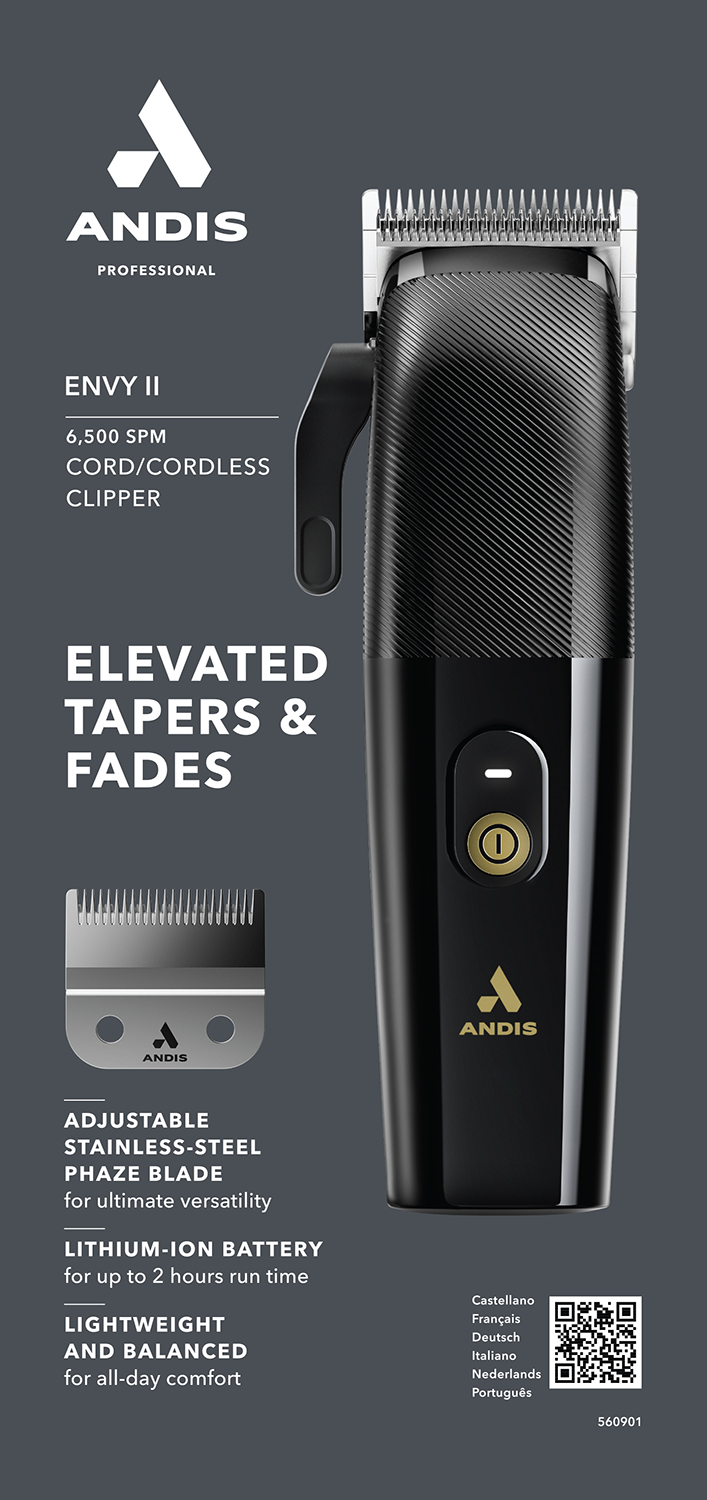 Andis Envy ll Black Clipper