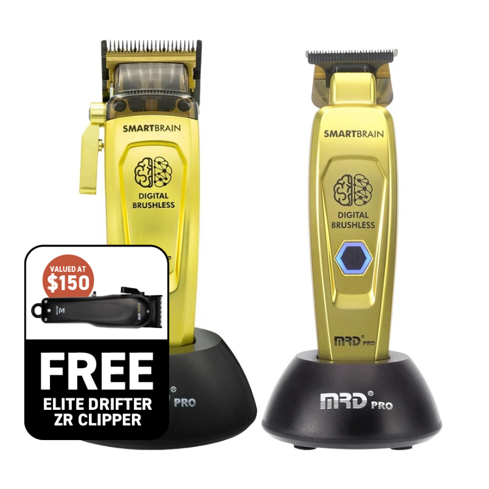 MRD Pro Smart Brain Clipper and Trimmer - Gold