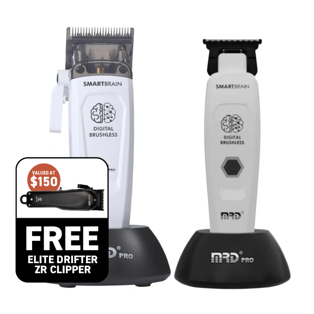 MRD Pro Smart Brain Clipper and Trimmer - White