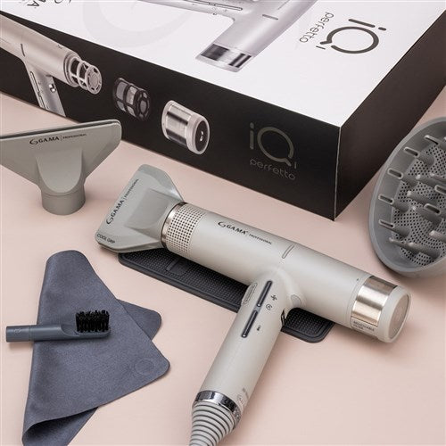 Gama Professional IQ1 Perfetto Hair Dryer - Silver