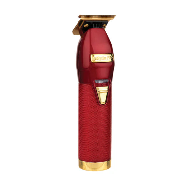 BabylissPRO RedFX Skeleton Lithium Hair Trimmer & Gold FX02 Double Foil Shaver
