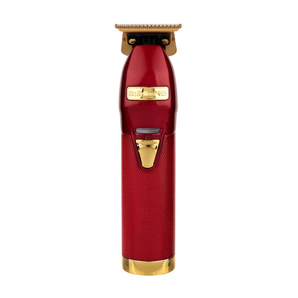 BabylissPRO RedFX Skeleton Lithium Hair Trimmer & Gold FX02 Double Foil Shaver