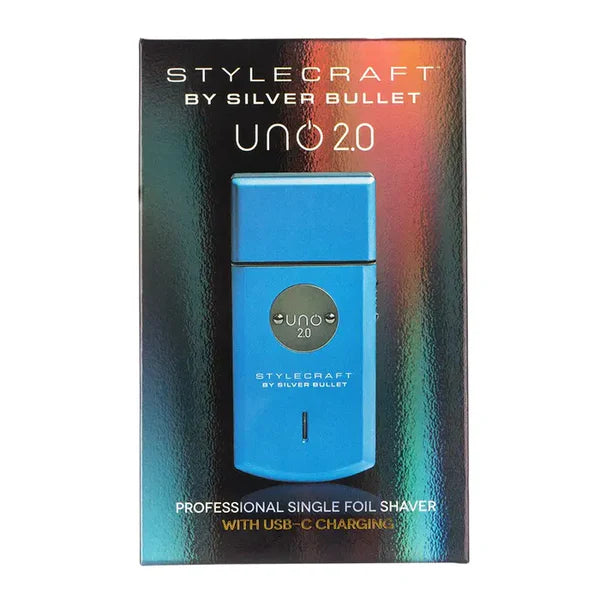 Stylecraft Saber T - Trimmer and Uno 2.0 Single Foil Shaver - Blue