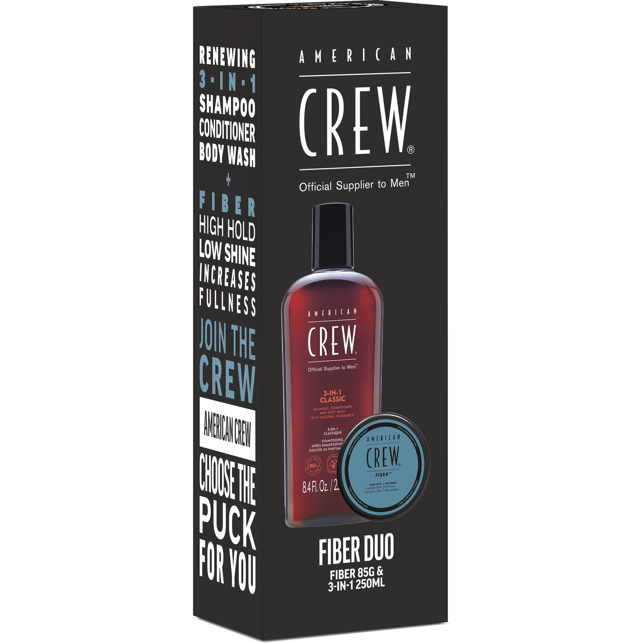 American Crew Fiber 3 in 1 Gift Set Duo