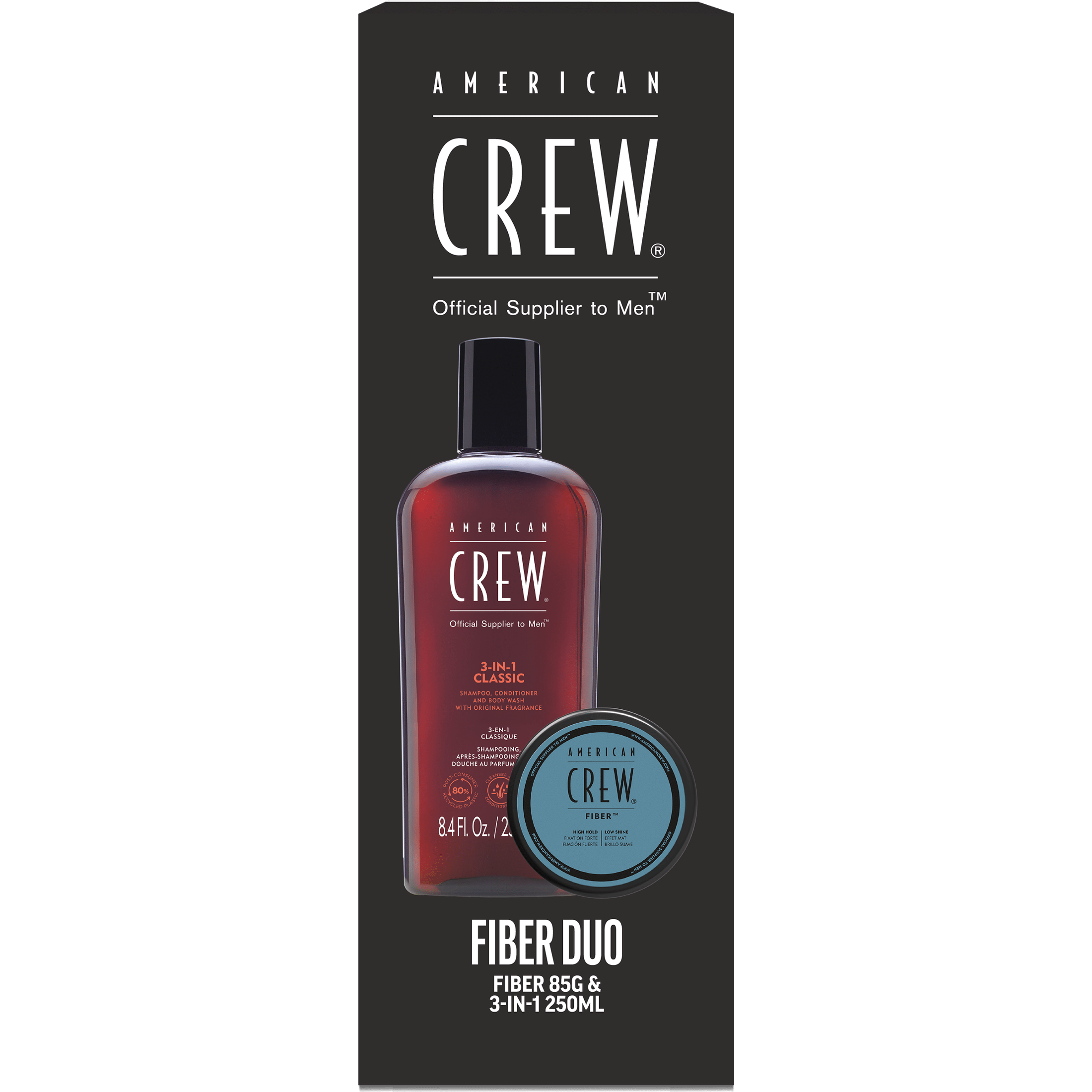 American Crew Fiber 3 in 1 Gift Set Duo