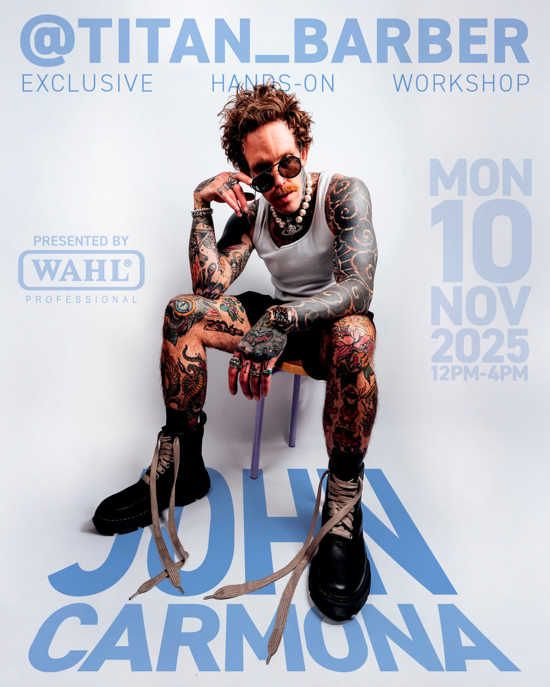 John Carmona aka @Titan_Barber | Exclusive Hands On Workshop