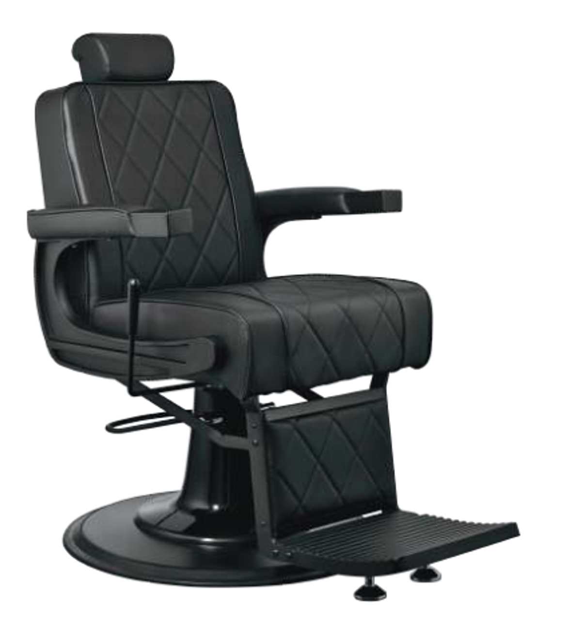 Black Hex Barber Chair