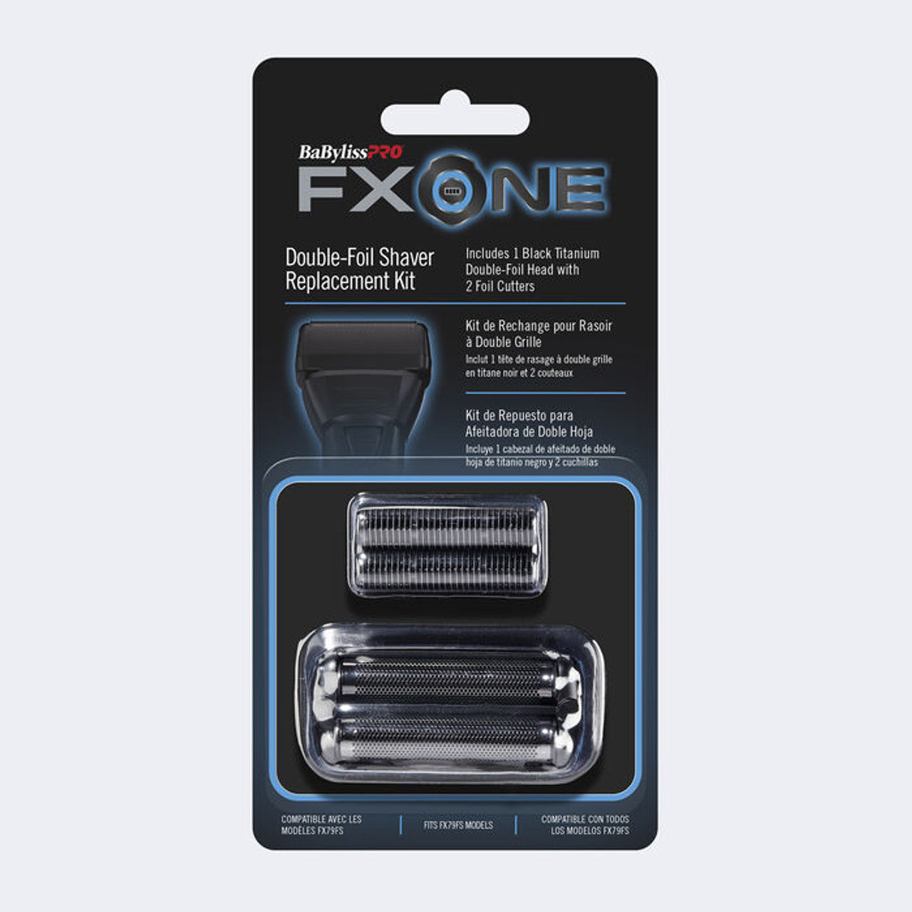 BabylissPro FXONE Replacment Foil & Cutter Black