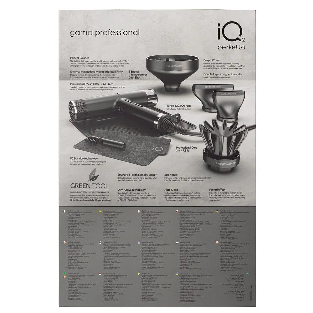 Gama Professional iQ2 Perfetto Hair Dryer