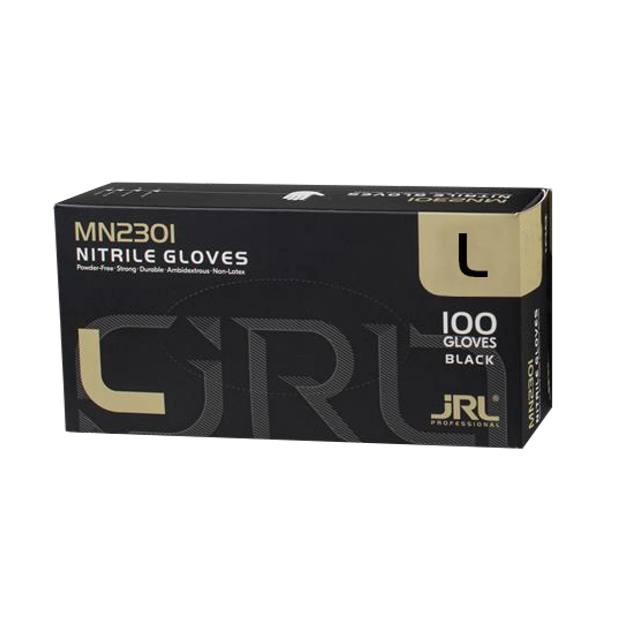 JRL Black Nitrile Gloves