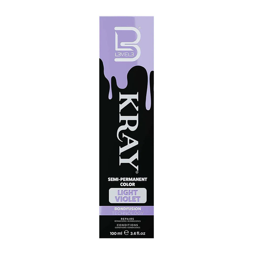 Level 3 Kray Semi Permanent Colour Light Violet - 100ml