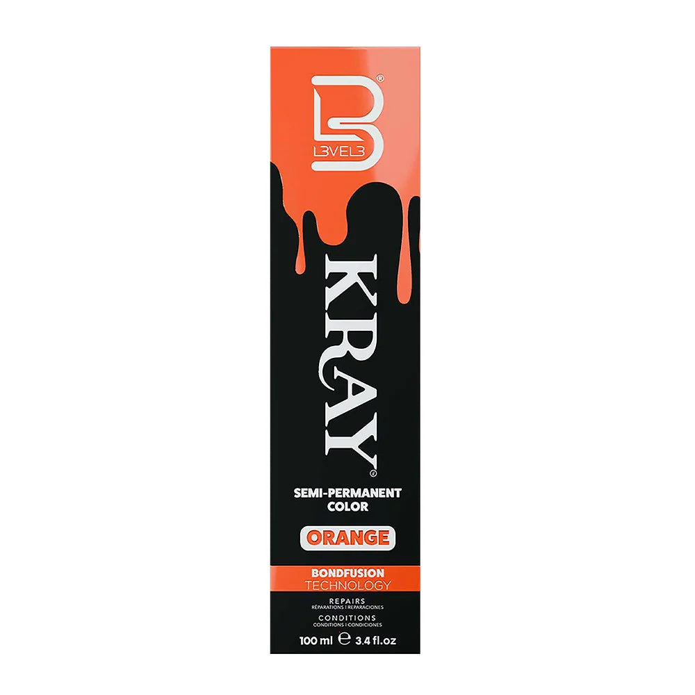Level 3 Kray Semi Permanent Colour Orange - 100ml