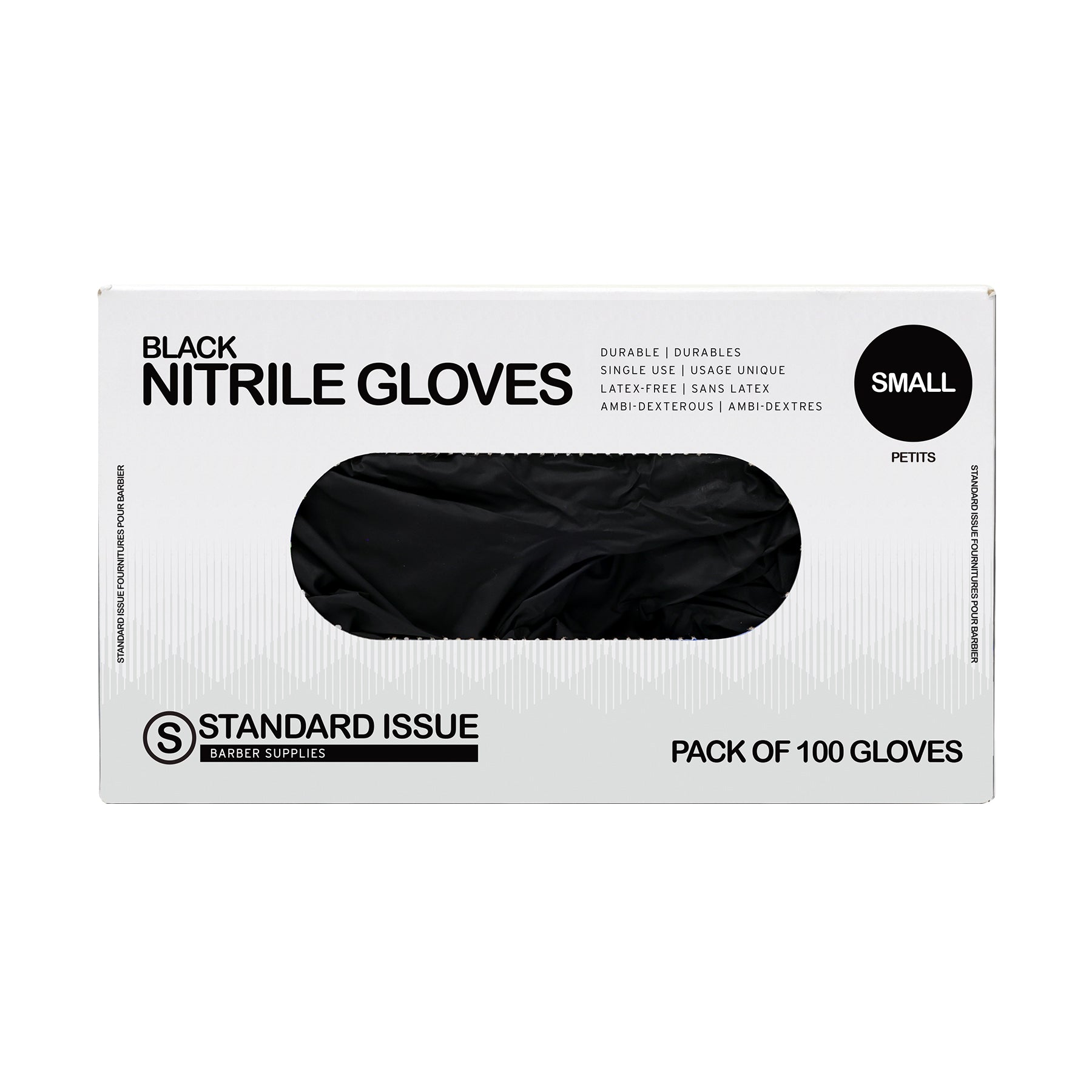 Standard Issue Black Nitrile Gloves