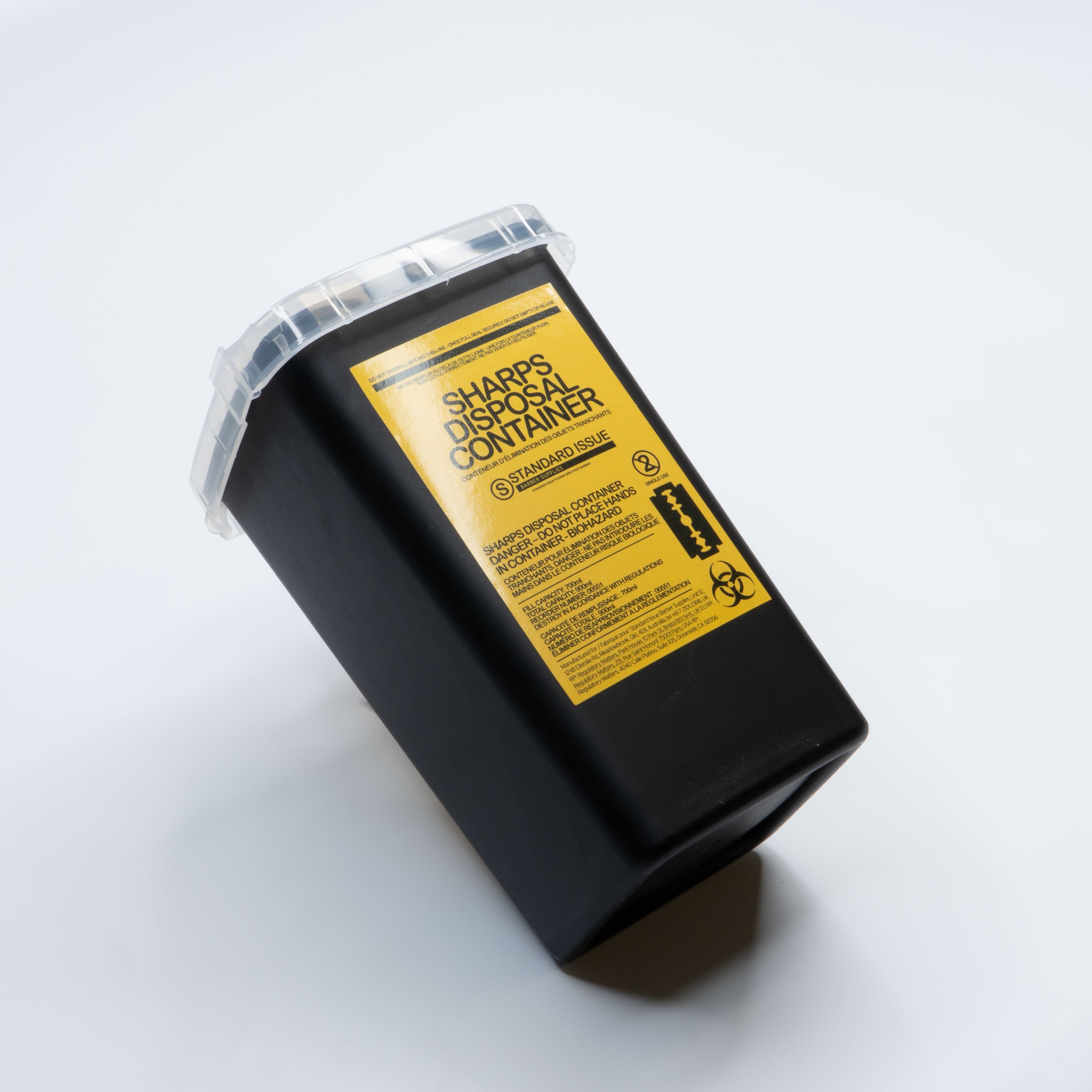 Standard Issue Sharps Disposal Container