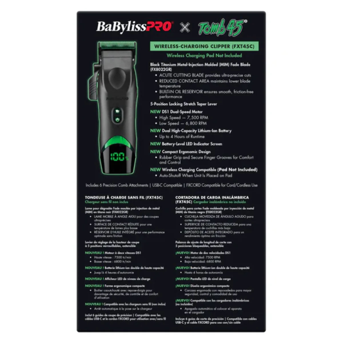 BabylissPRO x Tomb45 FX Clipper
