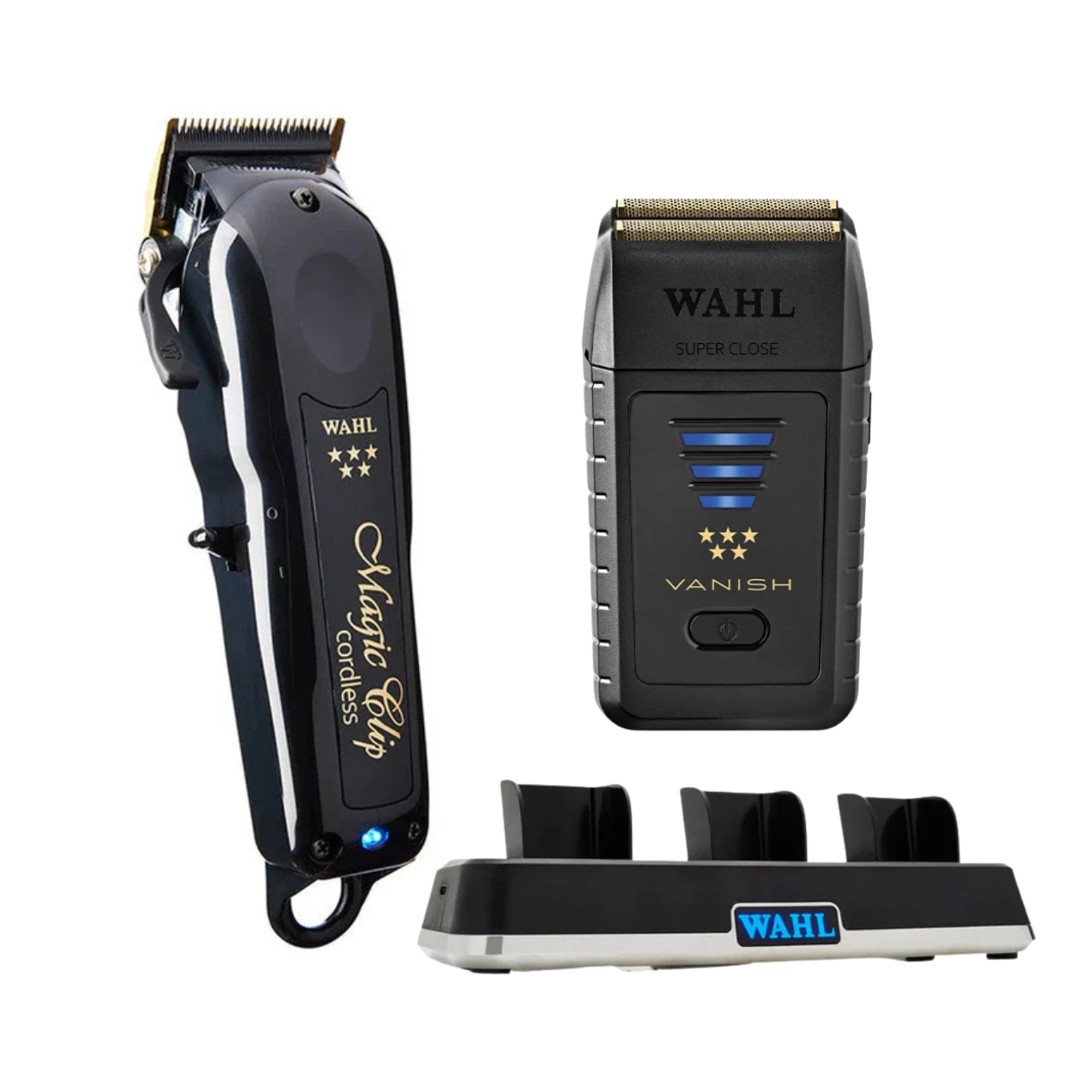 Wahl Black Magic Clip + Vanish + Power Station Combo