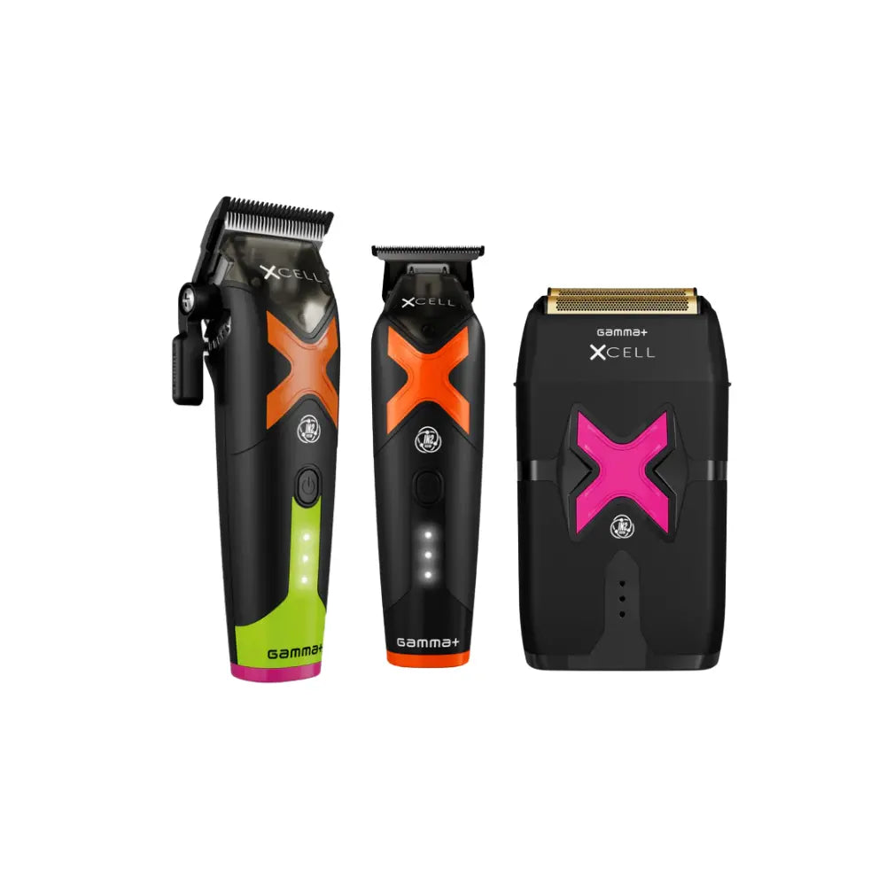 Gamma X-Cell Clipper and Trimmer + Free Shaver