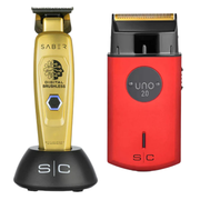 Stylecraft Saber T - Trimmer and Uno 2.0 Single Foil Shaver - Red