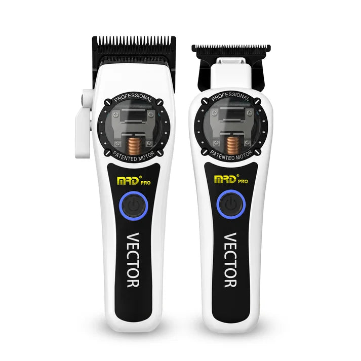 MRD Pro Vector Clipper & Trimmer Duo – White
