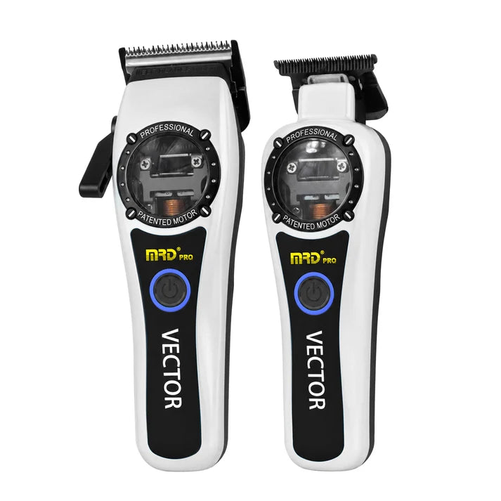 MRD Pro Vector Clipper & Trimmer Duo – White
