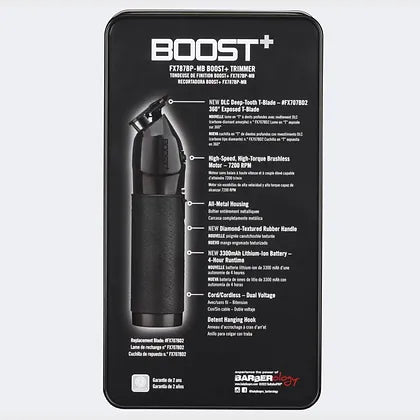 BabylissPRO Matte Black Boost+ Trimmer