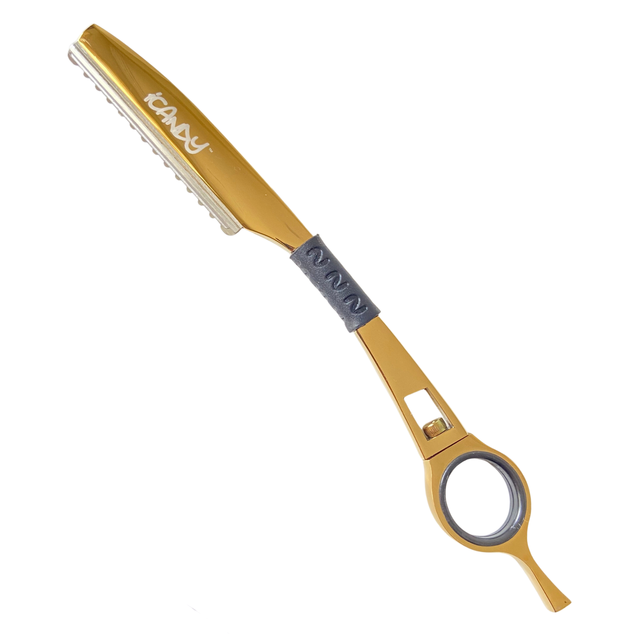 Yellow Gold Feathering Razor | iCandy | Barber Temple Australia