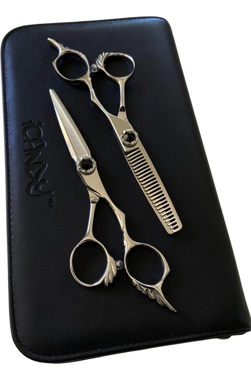 iCandy ANGEL Ice Black Diamante VG10 Scissors Bundle