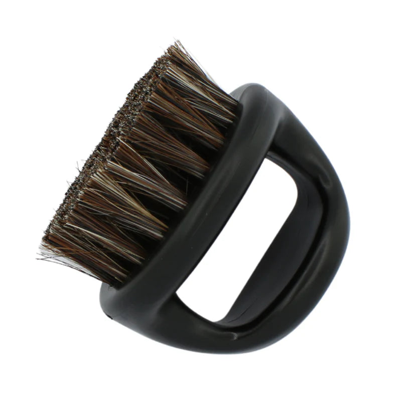 iCandy Knuckle Brush Black Coloured Dark Boar Bristle