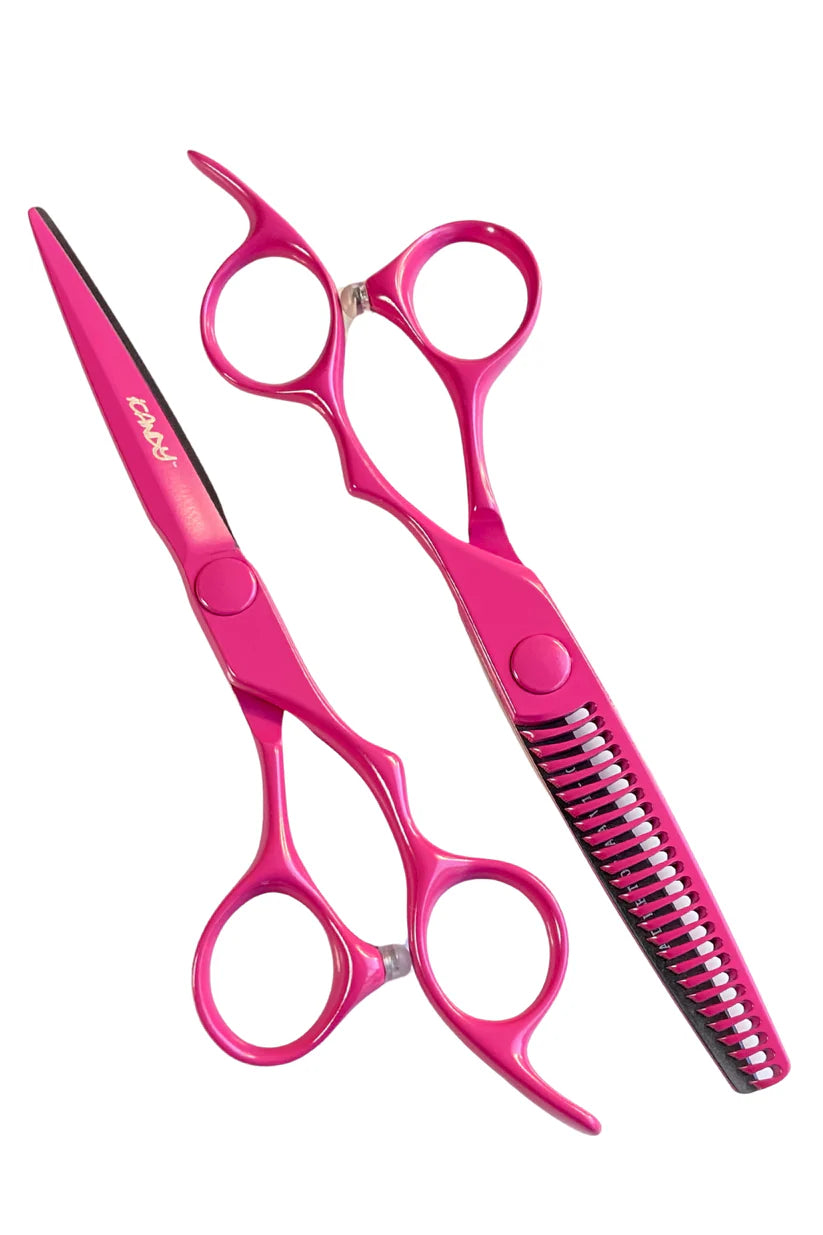 iCandy ELECTRO Sunset Pink VG10 Scissor & Thinner Bundle