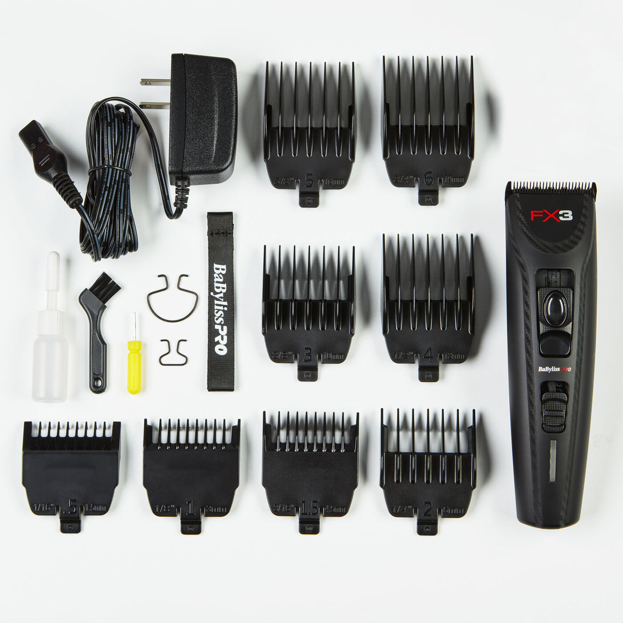 BabylissPRO FX3 Professional High Torque Clipper - Black