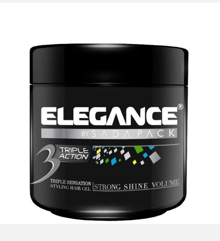 Elegance Triple Action Ultra Styling Hair Gel Silver