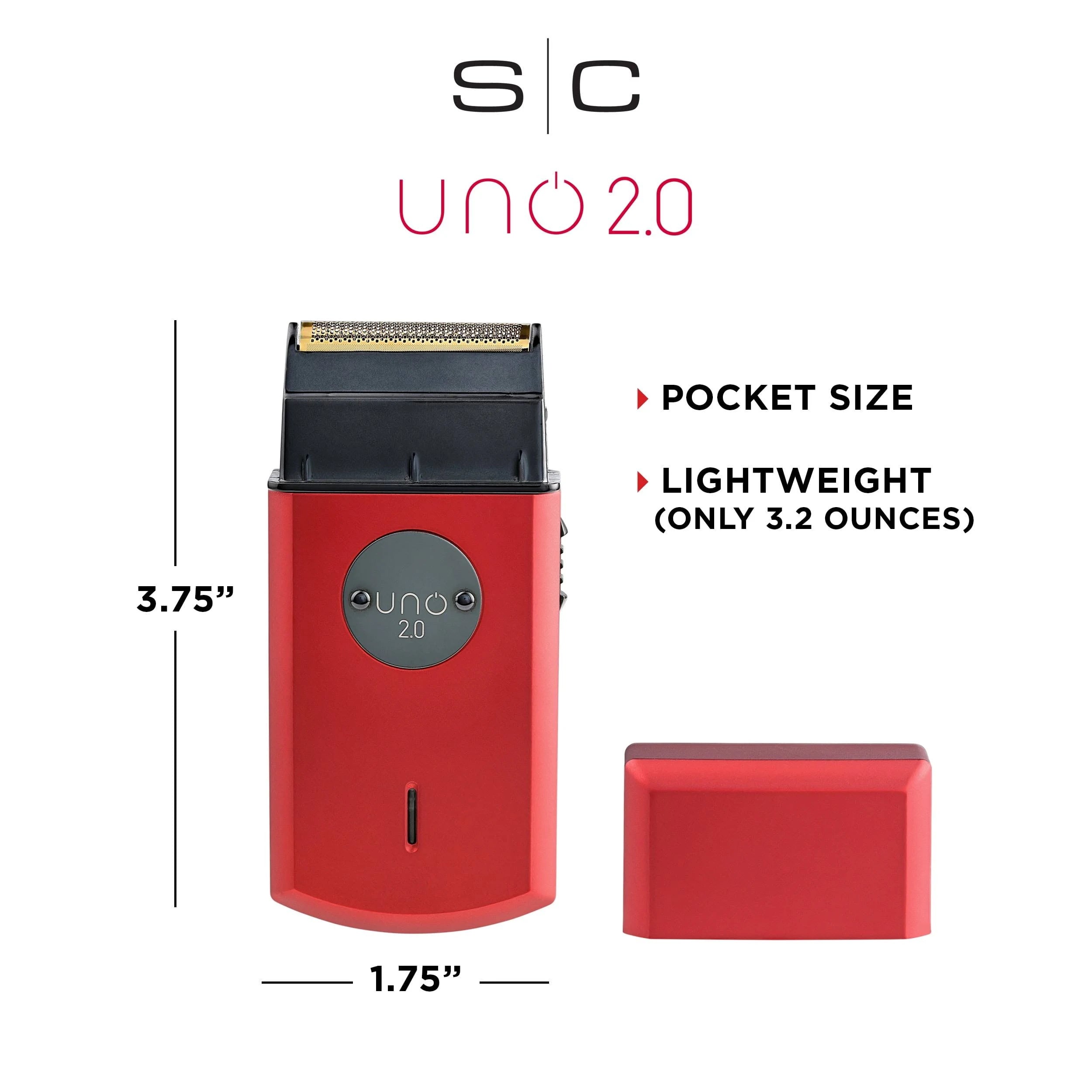 StyleCraft Uno 2.0 Single Foil Shaver - Red