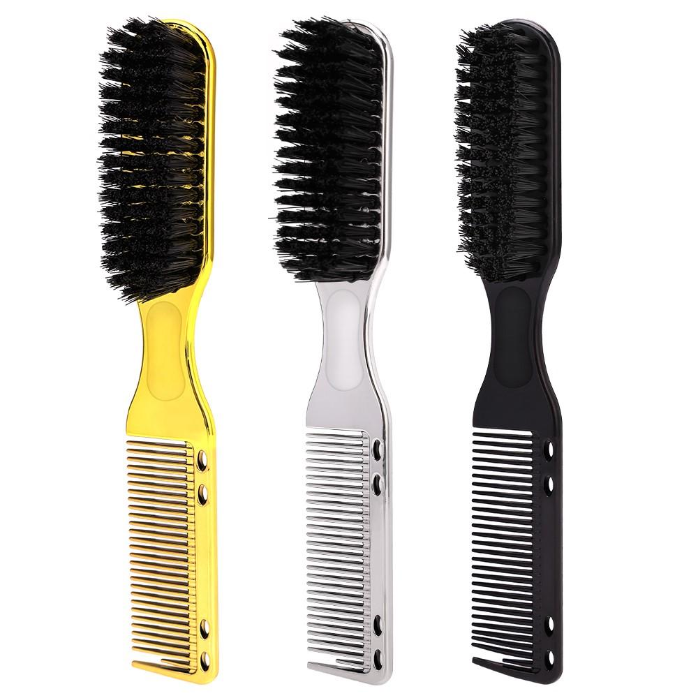 Fade Brush & Beard Brush With Comb