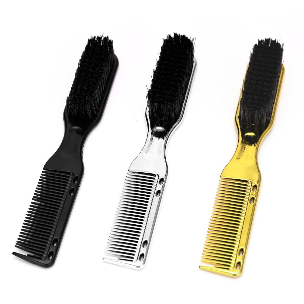 Fade Brush & Beard Brush With Comb