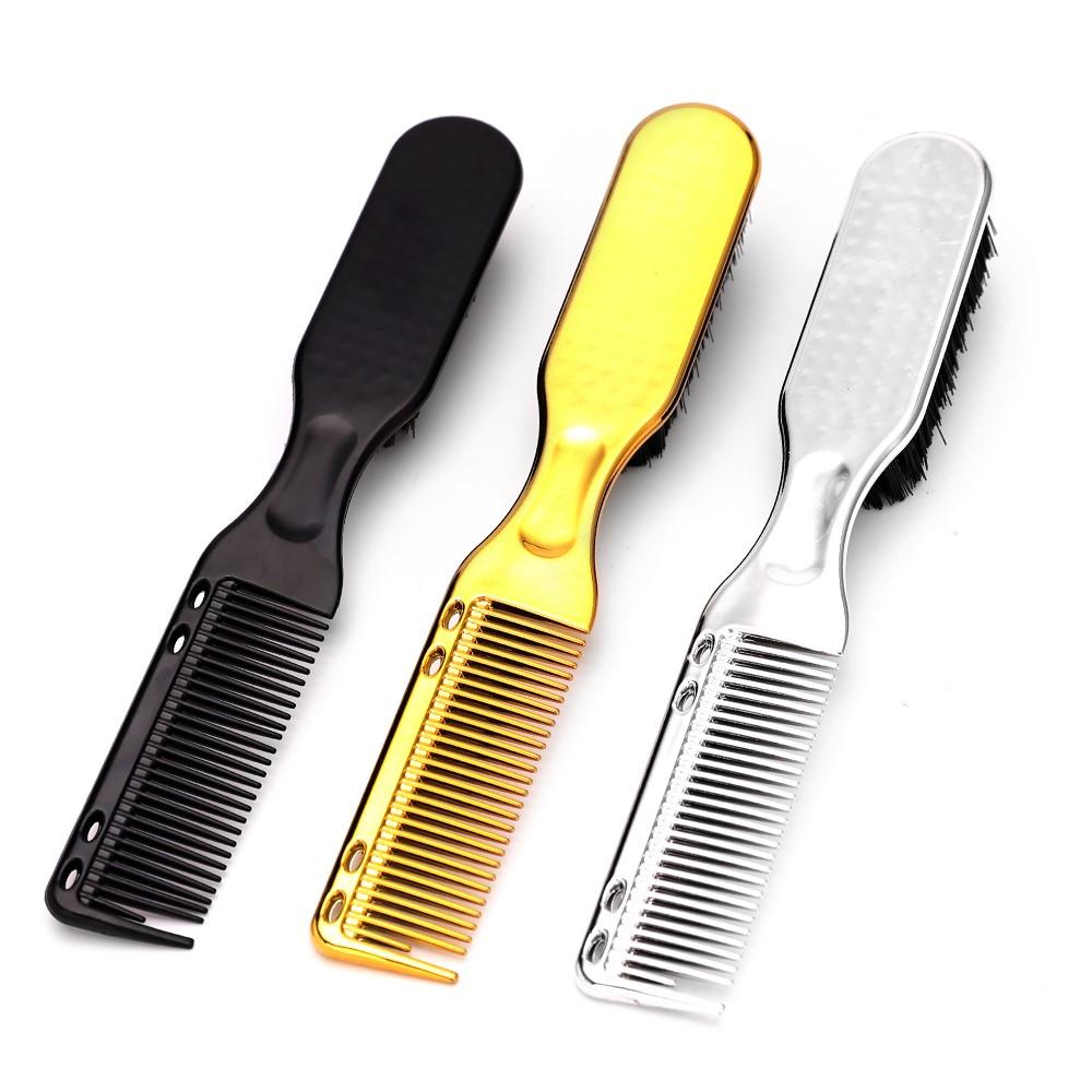 Fade Brush & Beard Brush With Comb