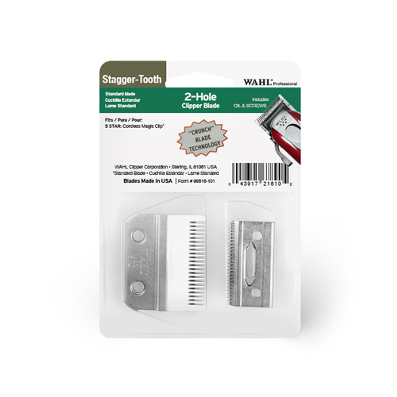 Wahl Magic Clip Cordless Stagger Tooth Blade