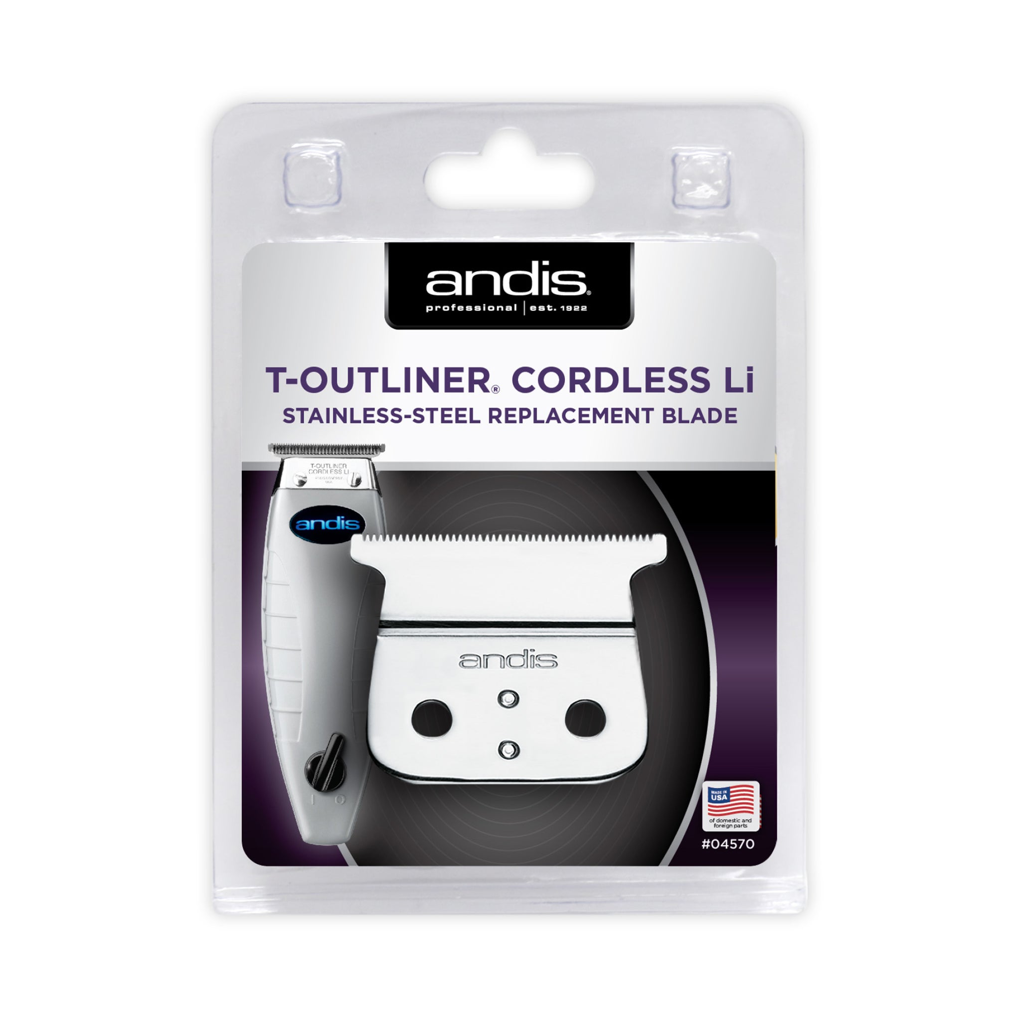 Andis T-Outliner Cordless Li Stainless Steel Replacement Blade