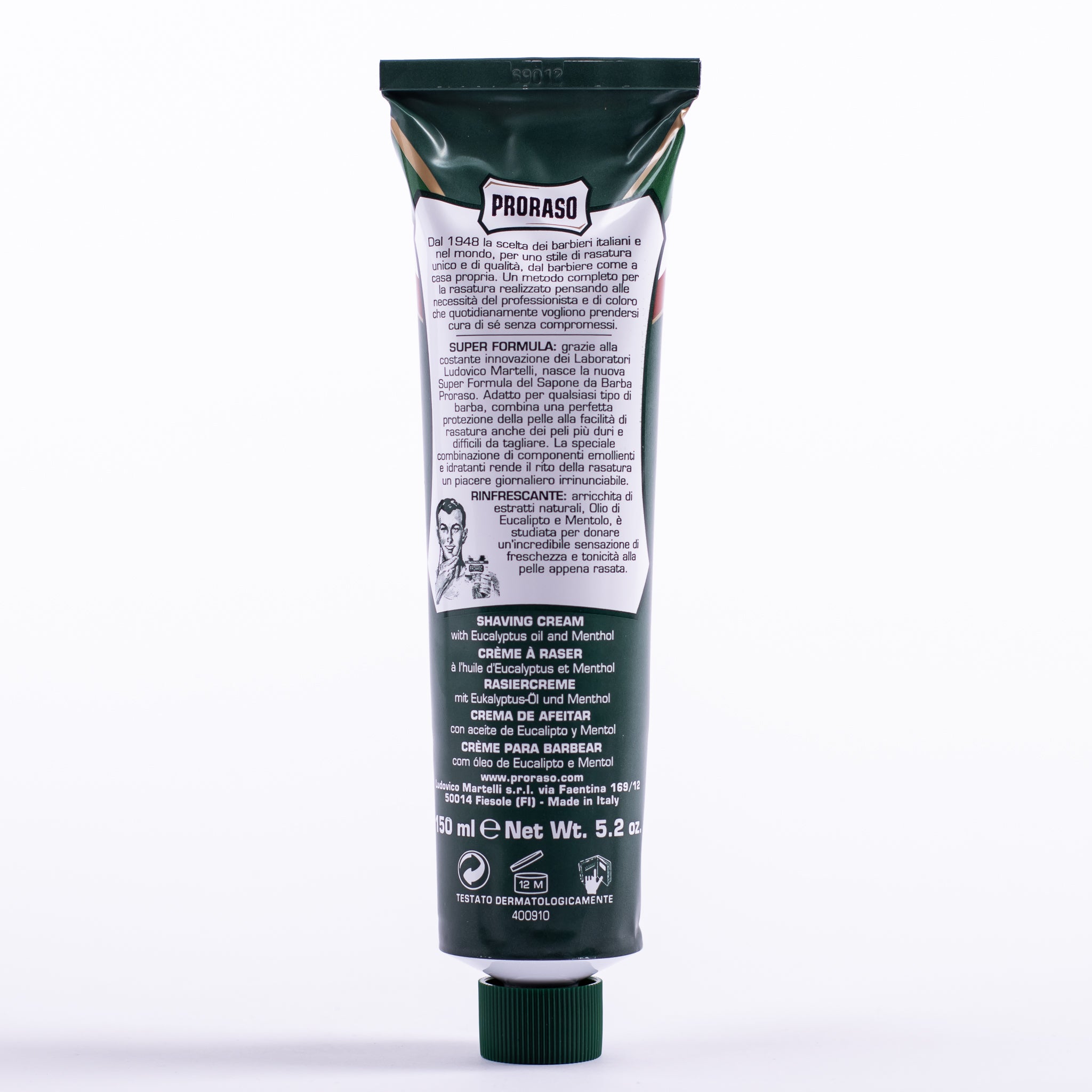 Shaving Cream - Refresh - Eucalyptus & Menthol