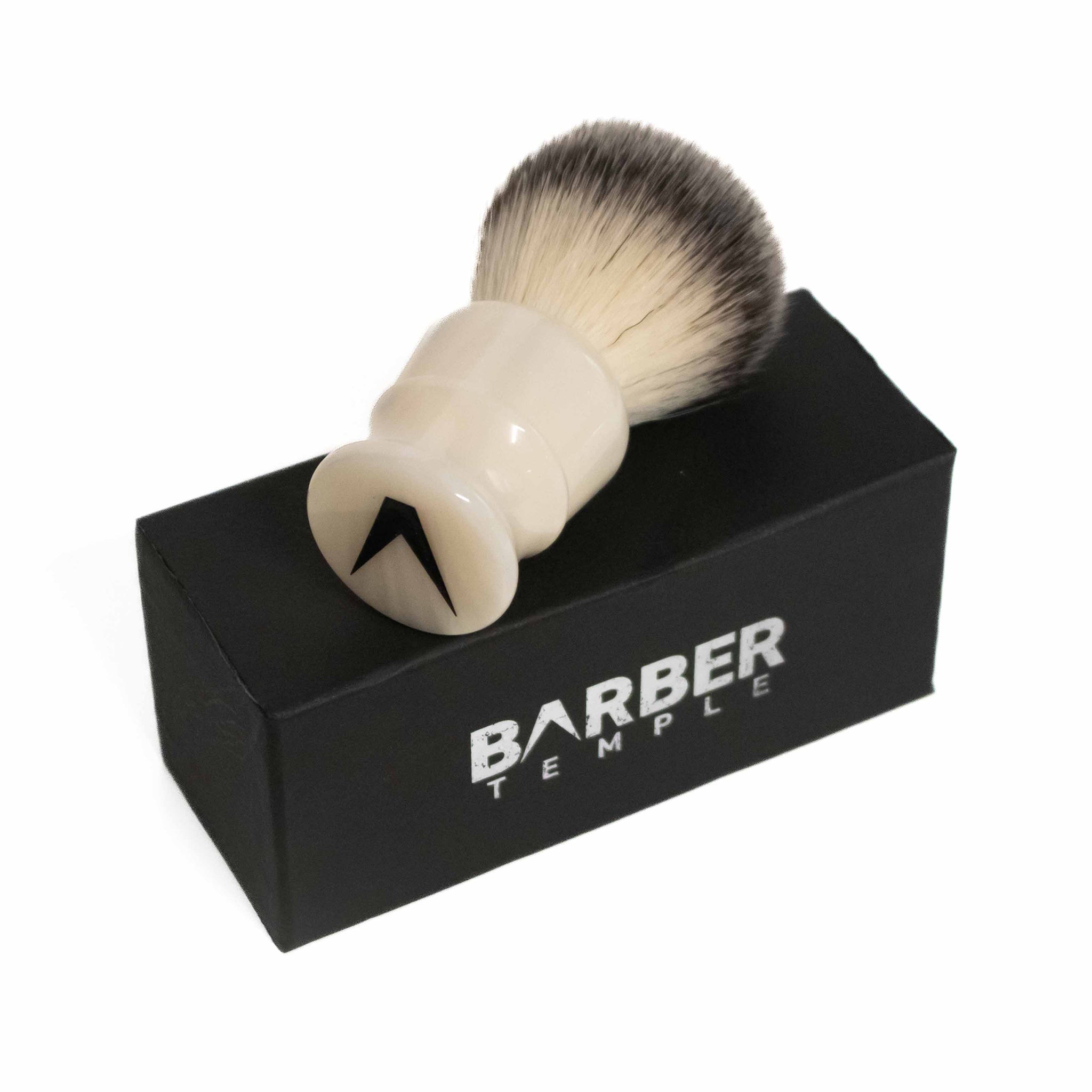 Synthetic Hair Shaving Brush - Ivory