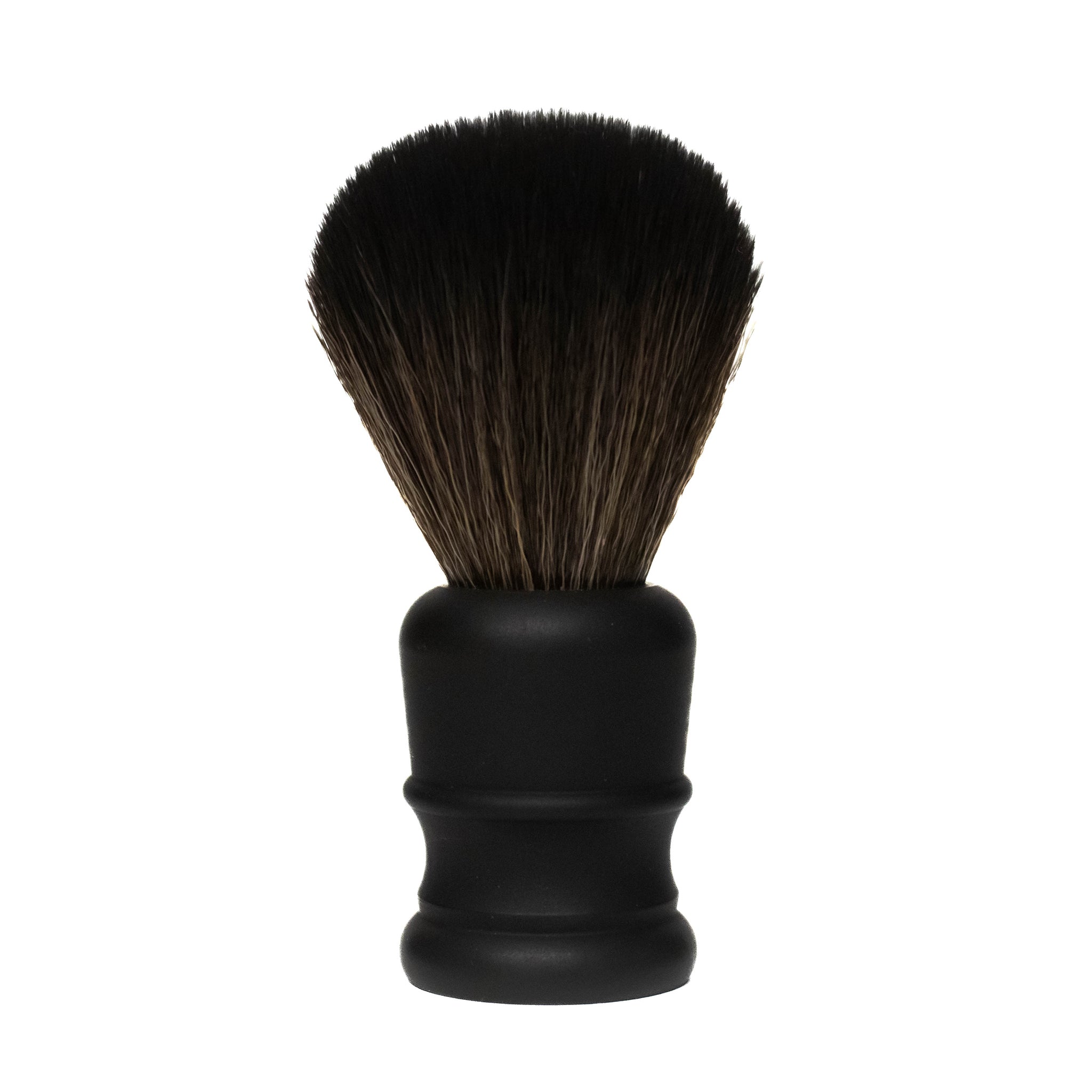 Synthetic Hair Shaving Brush - Matte Black