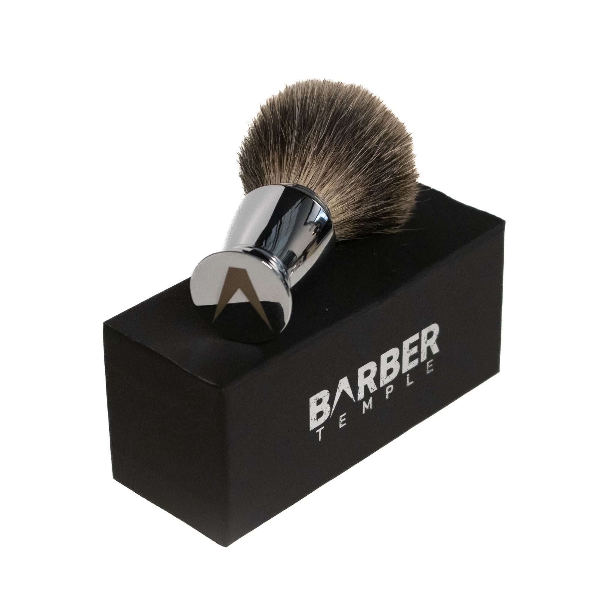 Pure Badger Hair Shaving Brush - Metal
