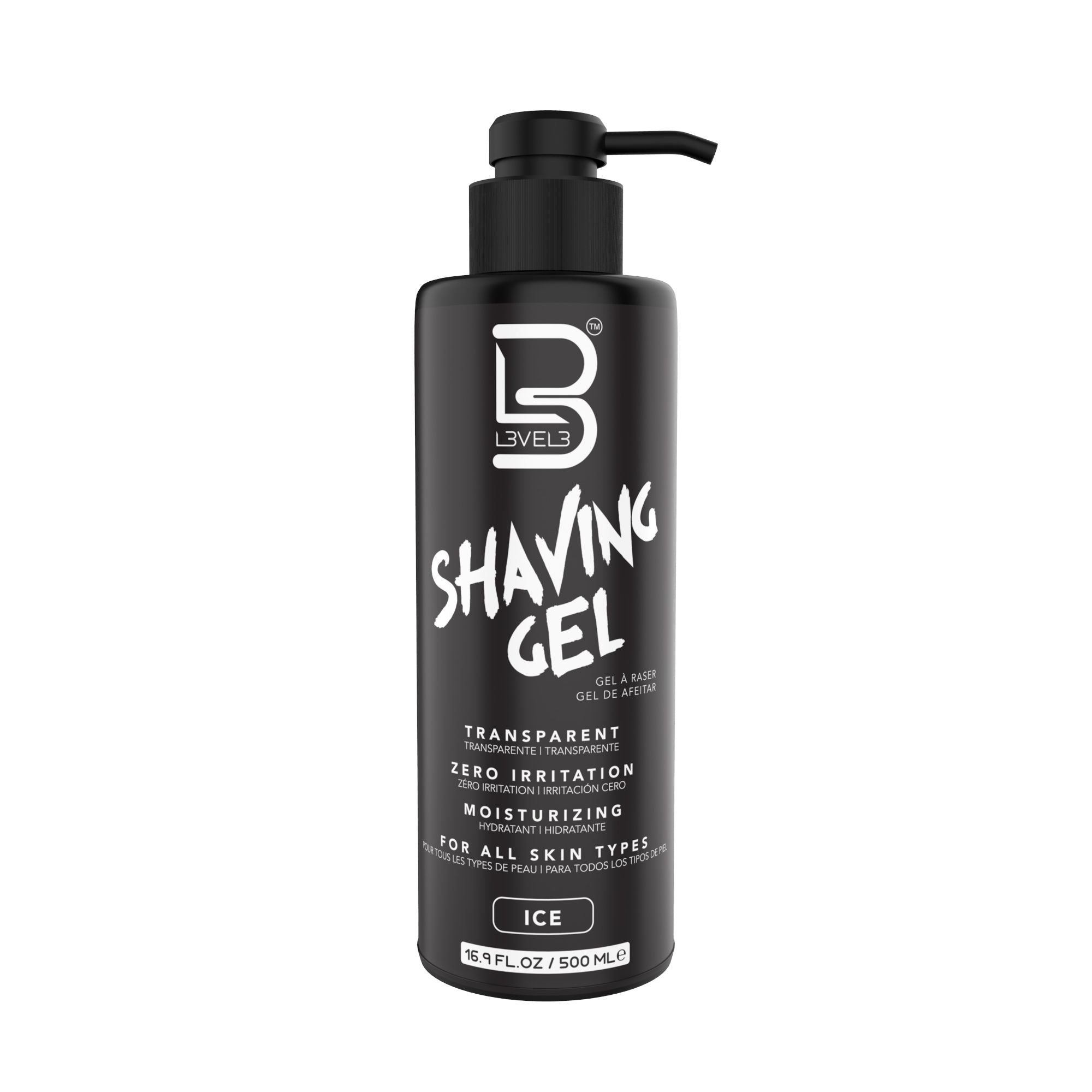 Transparent Shaving Gel - Ice - 500ml
